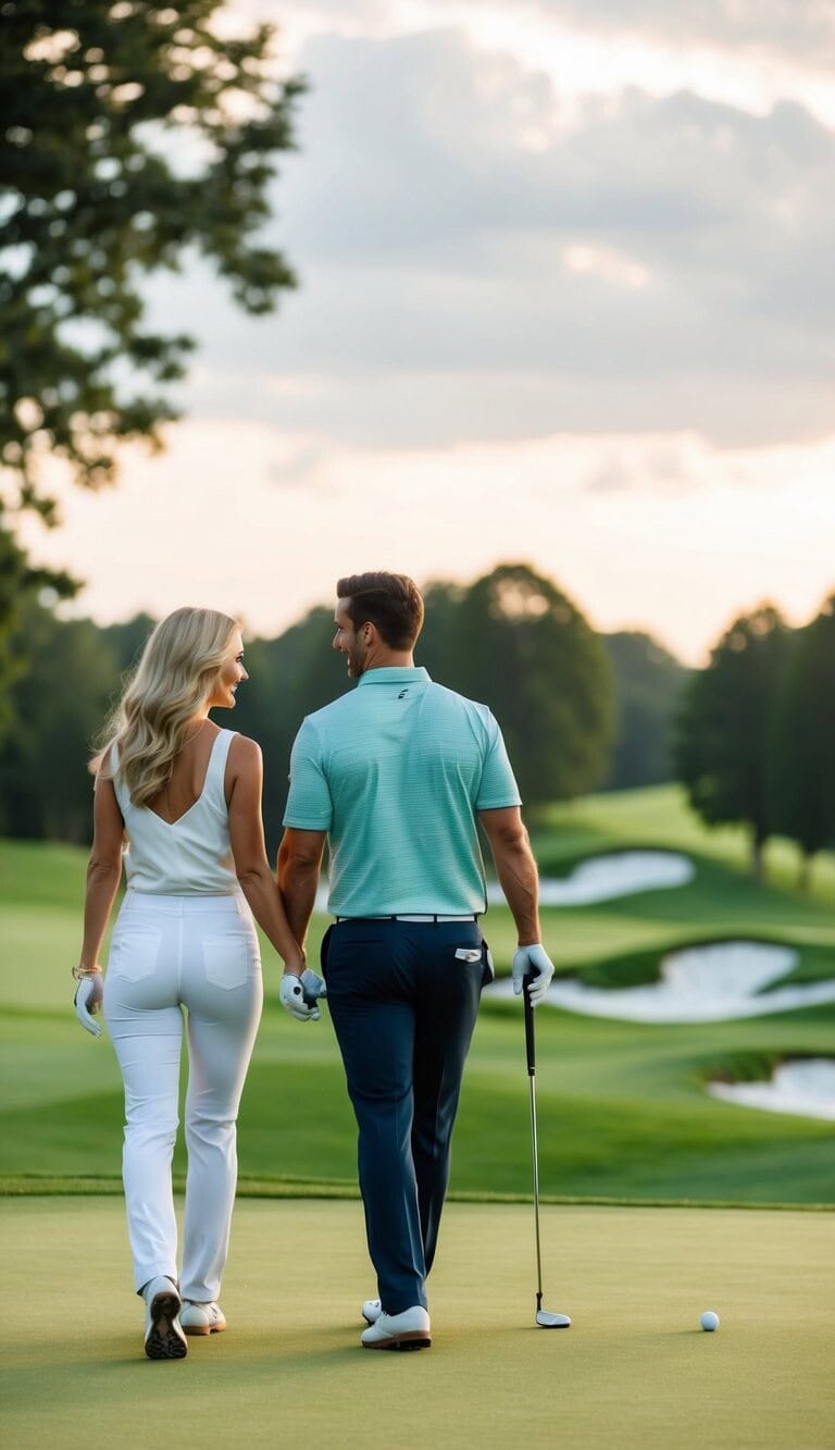 Una clínica de golf serena y de alta gama diseñada para parejas, con exuberantes calles de golf verdes y una atmósfera romántica